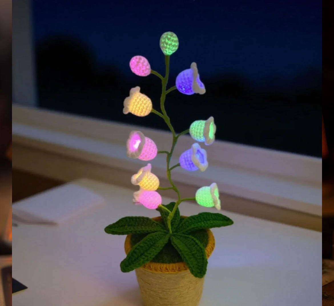Handmade Crochet Glow Flower